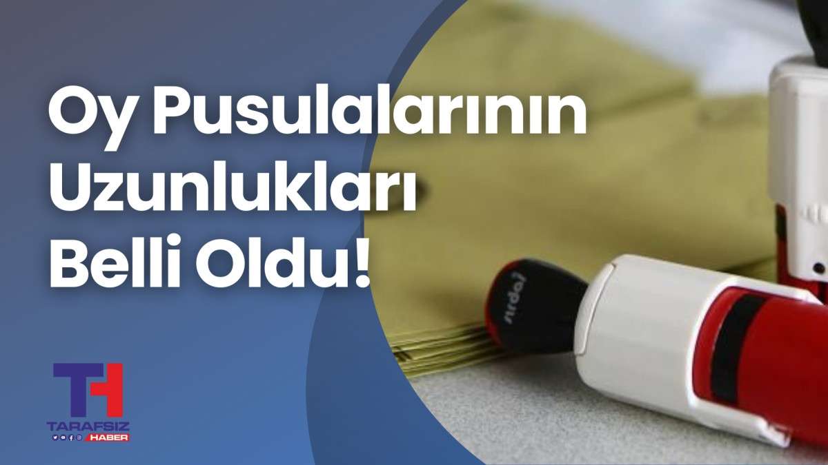 31 Mart Yerel seçimlerinde kullanılacak oy pusulalarının uzunlukları belli oldu