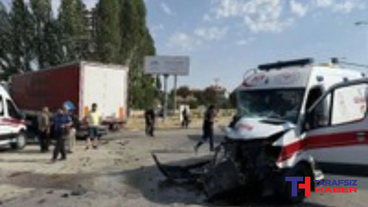 Ankara’da TIR Ambulans Çarpıştı: 5 Yaralı