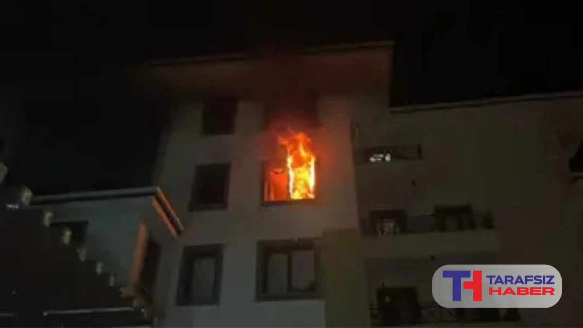 Annesine kızıp evi ateşe verdi