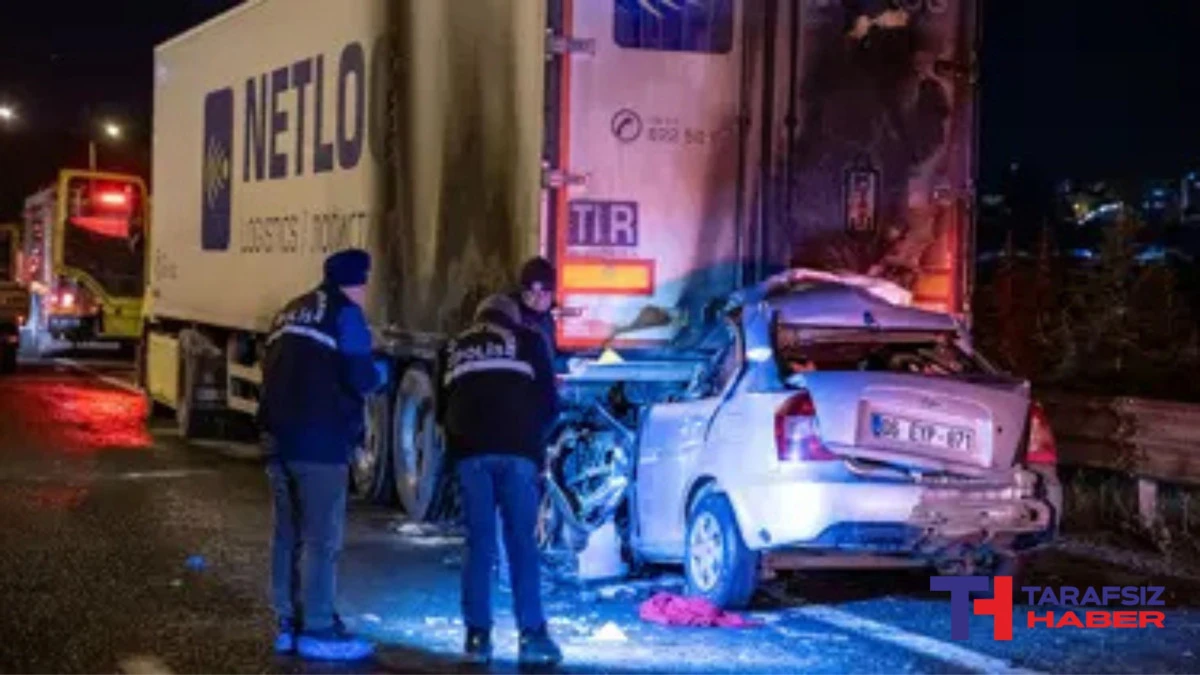 Başkentte feci kaza. Otomobil s&uuml;r&uuml;c&uuml;s&uuml; &ouml;ld&uuml;