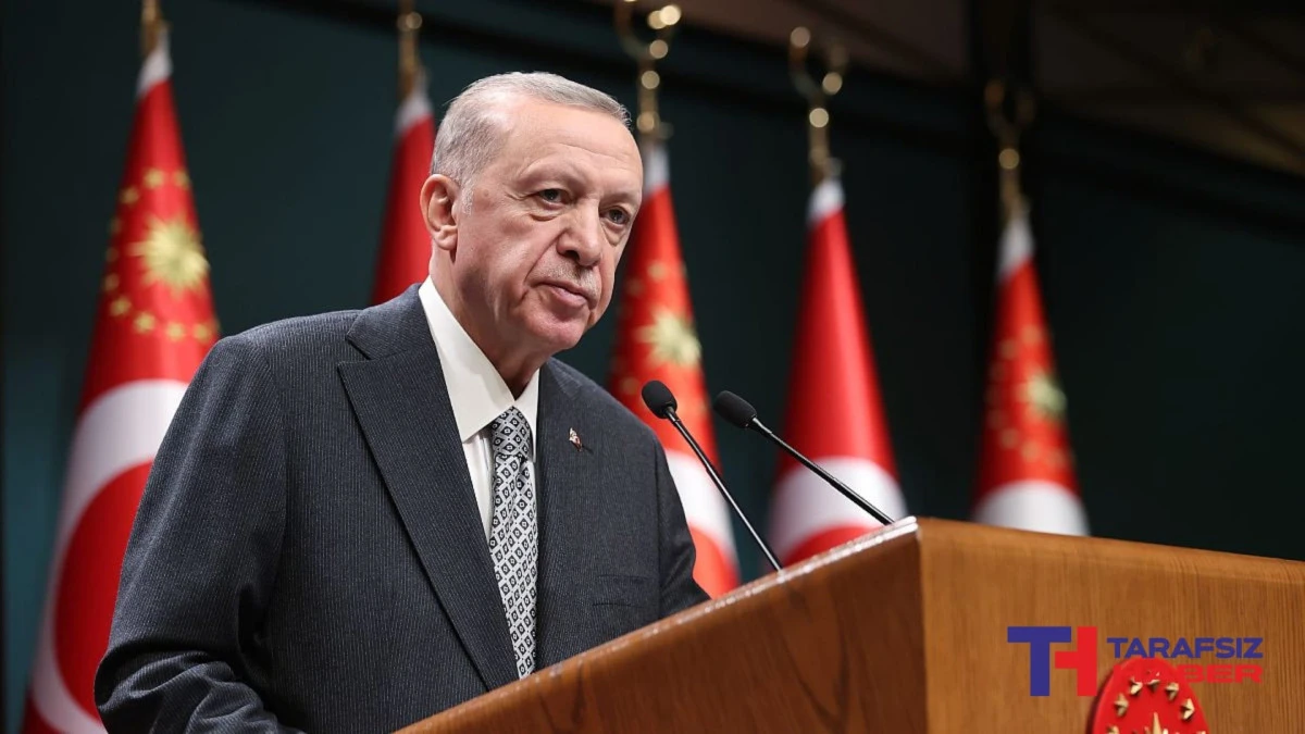 Cumhurbaşkanı Erdoğan Kabine toplantısı sonrası açıklamalarda bulunuyor.