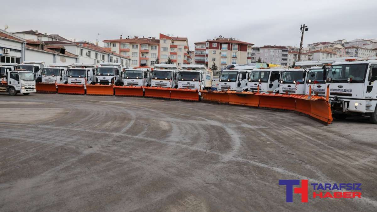 Etimesgut Belediyesi Kar Yağışı İçin Hazırlıklarını Tamamladı