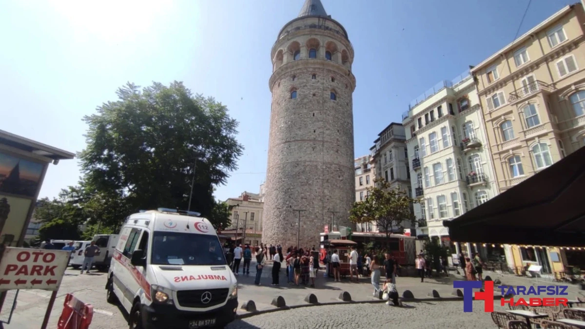 Galata Kulesi'nden düşen bir kişi hayatını kaybetti
