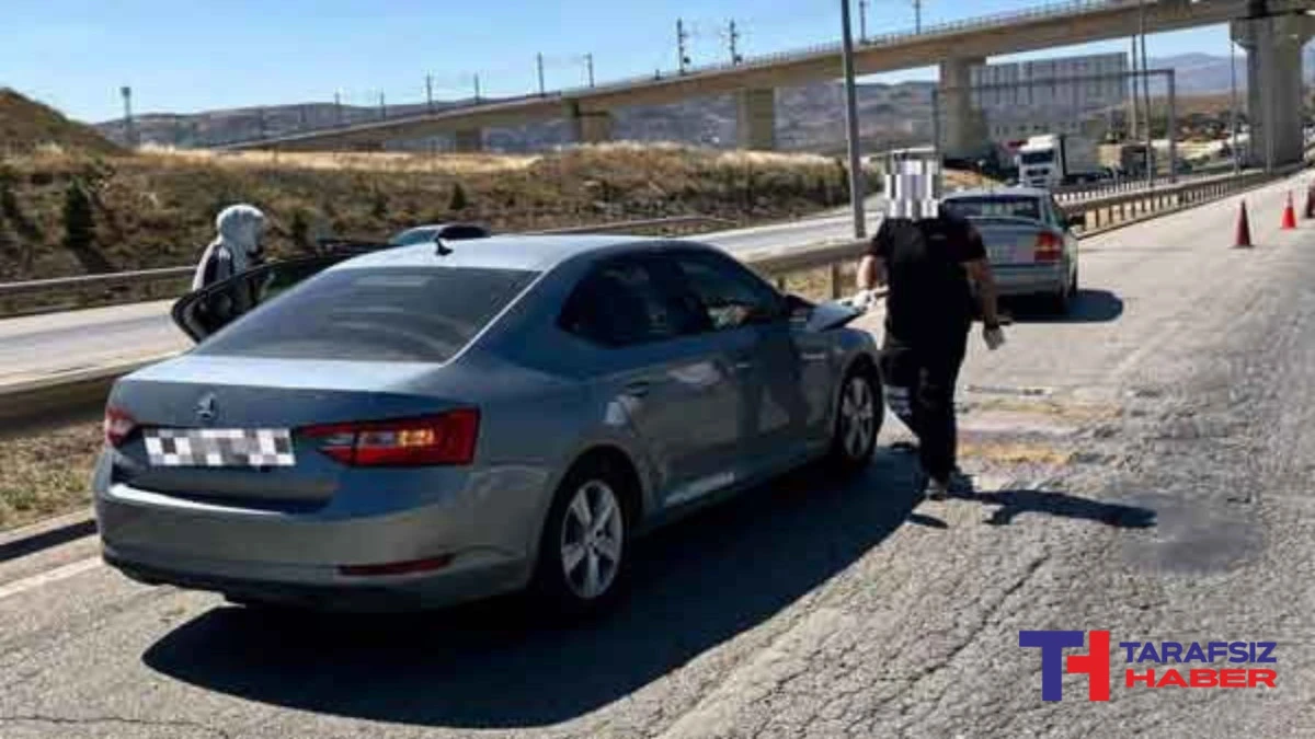 Kırıkkale - Ankara yolunca zincirleme trafik kazası: 3 yaralı!