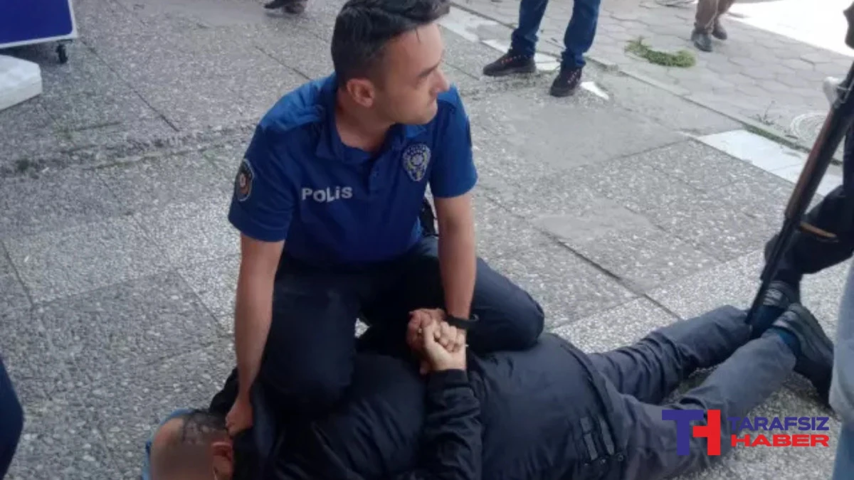 Kredi verilmeyince pompalı tüfekle bankayı bastı