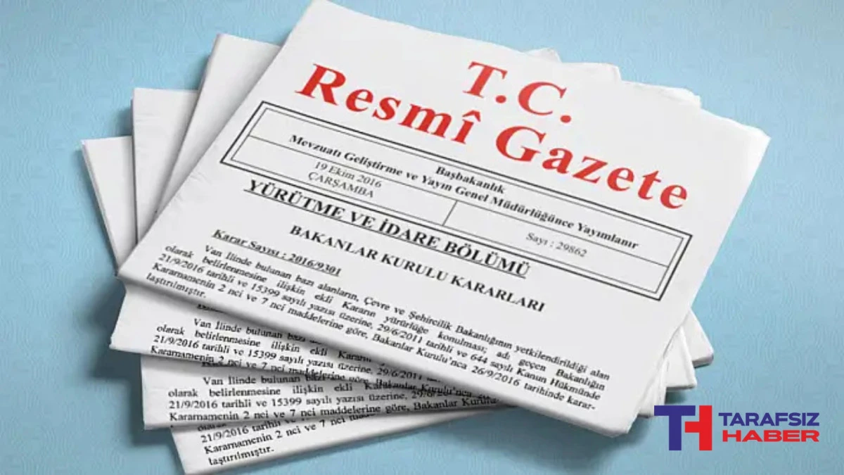 Resmi Gazete'de Bugün  (20 Haziran 2025)