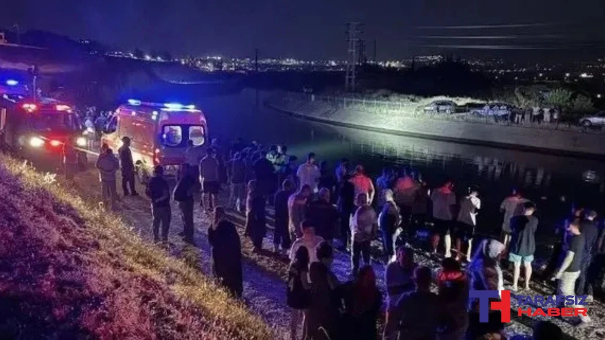 Sulama kanalına devrilen otomobildeki baba ve oğlu öldü!