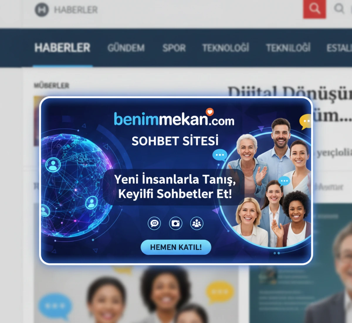 Türkiye’nin Keyifli Sohbet ve Mobil Sohbet Platformu