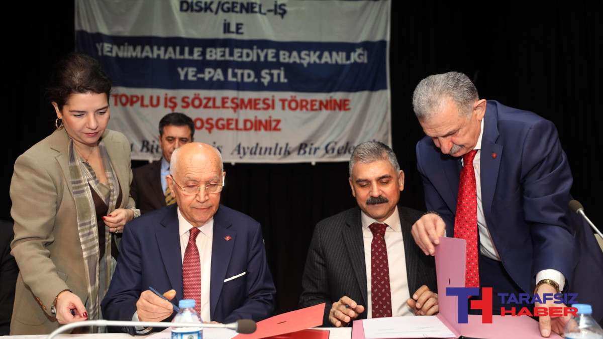 Yenimahalle’den İşçinin Yüzünü Güldüren Sözleşme İmzalandı 