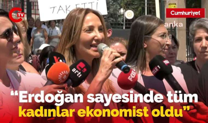 Kadınlar EPDK’nin önünde Erdoğan’a ateş püskürdü!